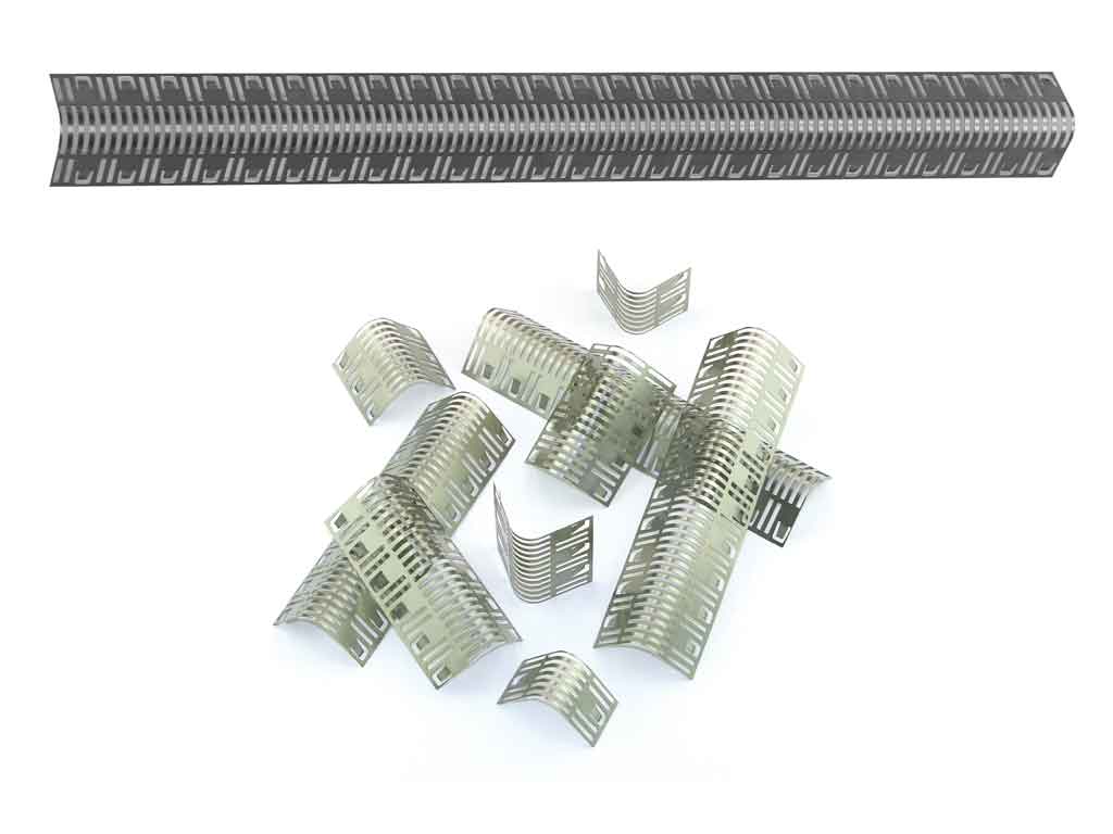 Flexibele RVS ventilatiestrip voor sleuven in de bouw