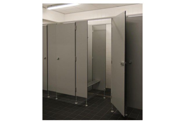 Toiletcabines, douchecabines, kleedcabines, wisselcabines en spatschermen type HerboKern Solid