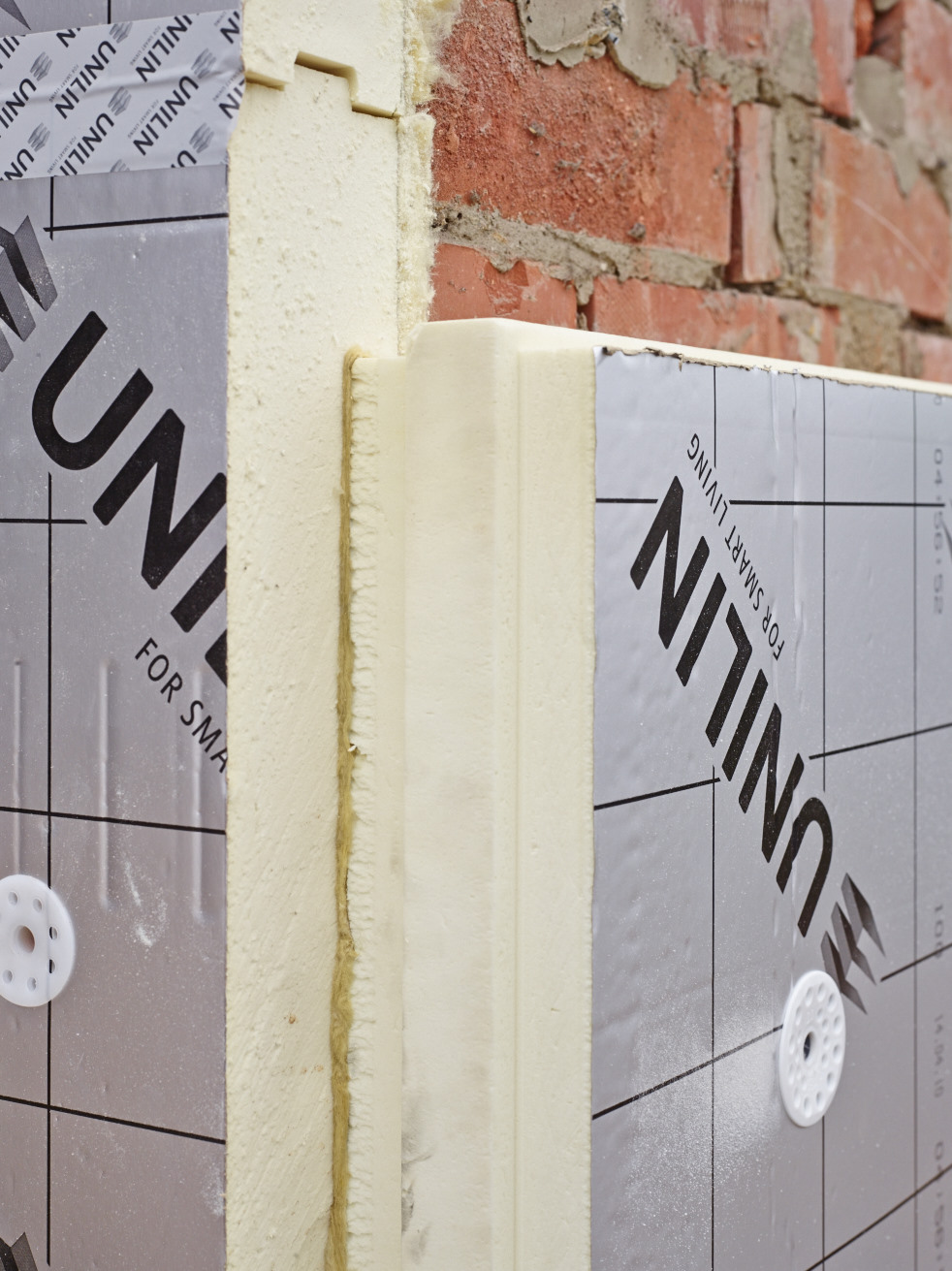 Geen convectie in gevel met de Utherm Wall Flex isolatieplaat Geen convectie in gevel met de Utherm Wall Flex isolatieplaat