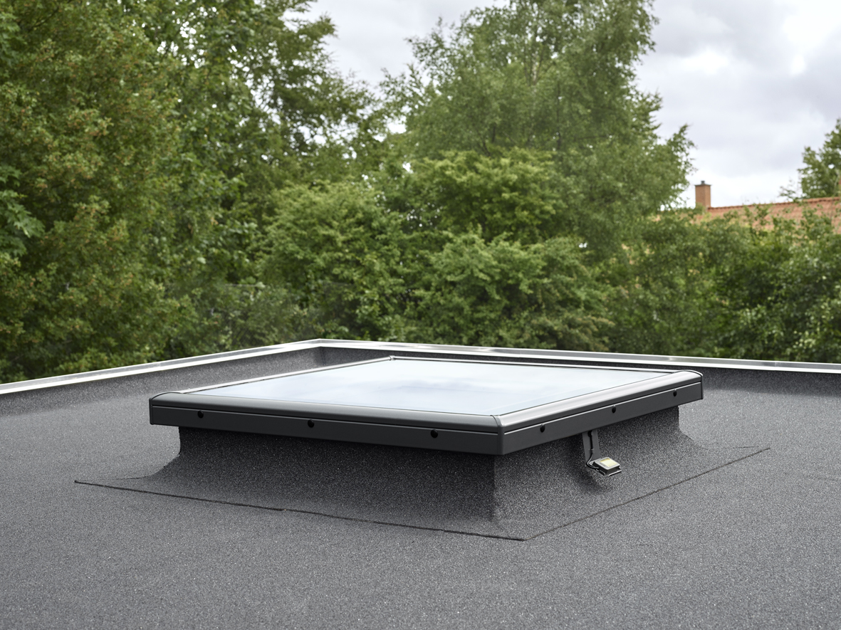 Nieuwe VELUX vlak glas oplossing voor platte daken Nieuwe VELUX vlak glas oplossing voor platte daken