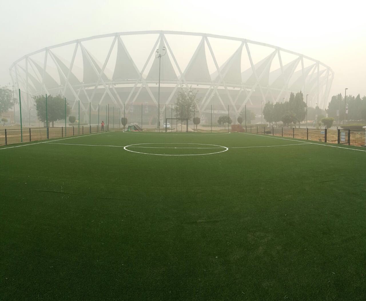 Hekwerk Heras beschermt mini sportarena Colourfield Hekwerk Heras beschermt mini sportarena Colourfield