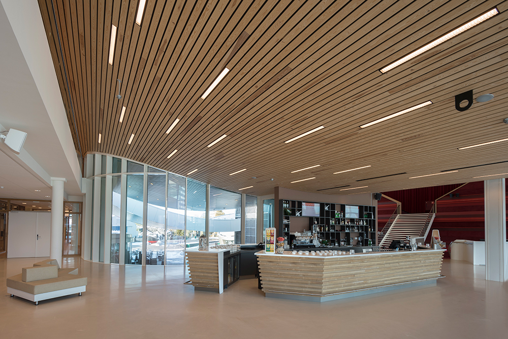 Houten Derako Plafonds – eyecatcher Atlas theater Houten Derako Plafonds – eyecatcher Atlas theater