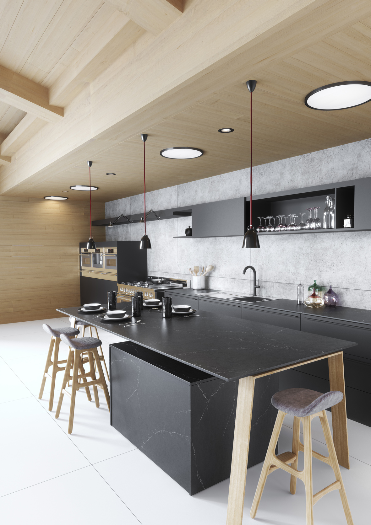 Kies voor een prachtige tijdloze uitstraling met Silestone® Eternal Charcoal Soapstone Kies voor een prachtige tijdloze uitstraling met Silestone® Eternal Charcoal Soapstone