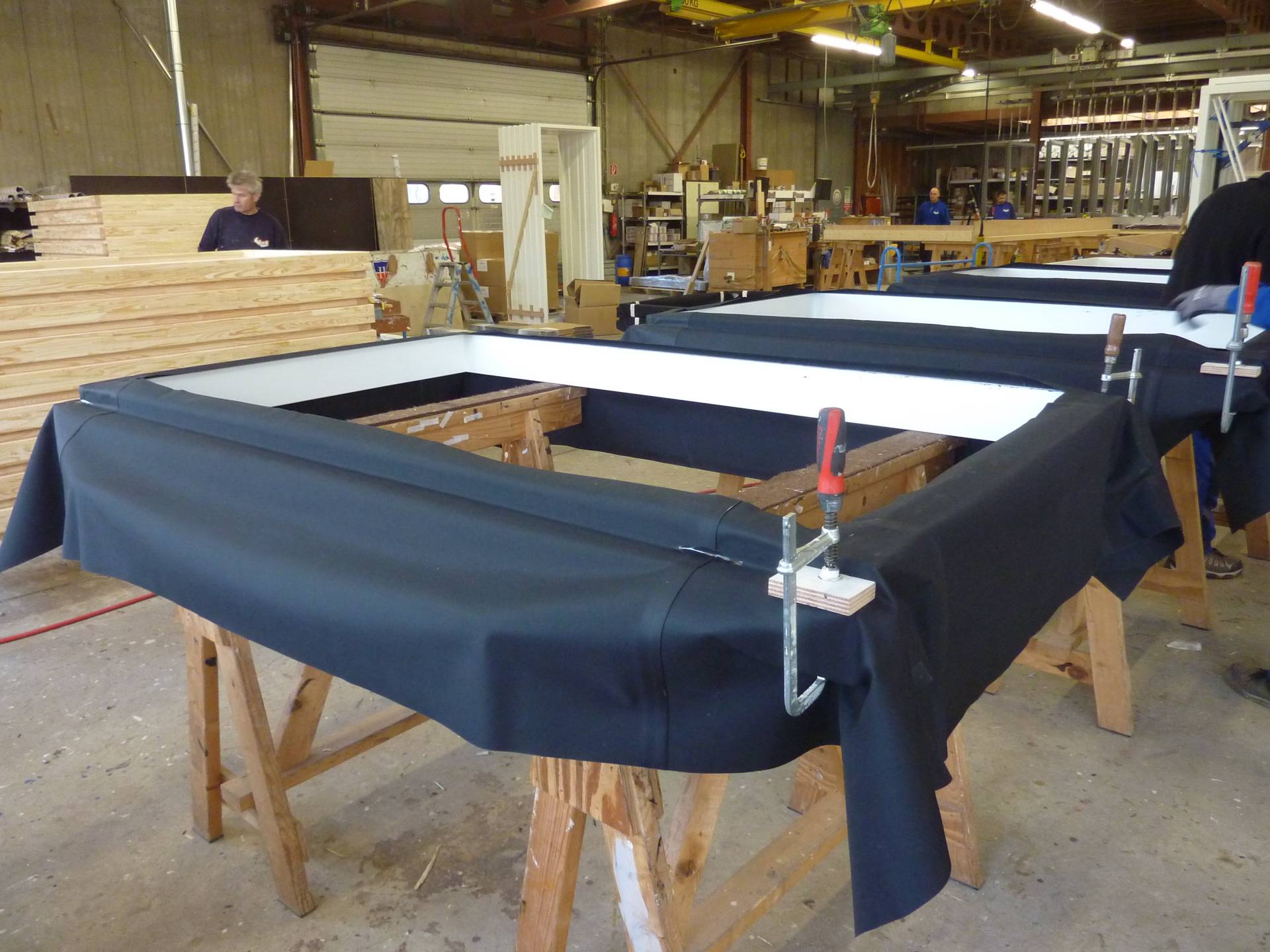 Prefab EPDM-detail oplossingen bij Pontsteiger