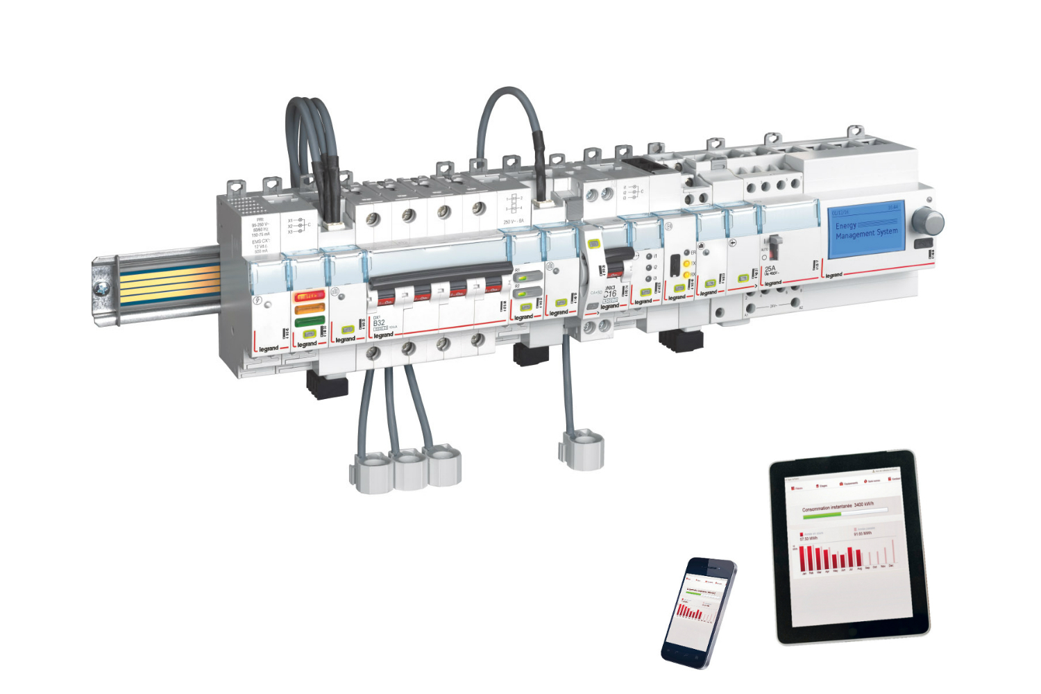Legrand energiebeheersysteem EMS-CX³ (Energy Management System)