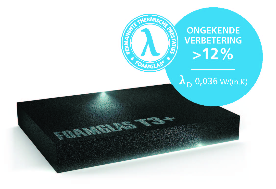 FOAMGLAS T3+ isolatie: ongekende verbetering FOAMGLAS T3+ isolatie: ongekende verbetering