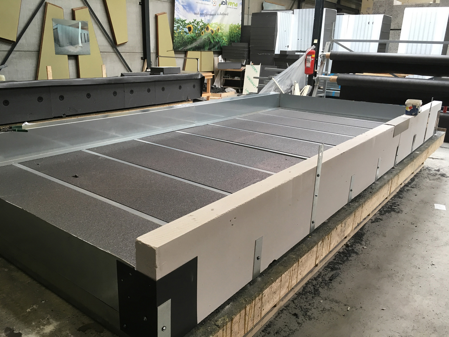 Fabricage prefab dakelement DNN met Ytong van Xella Fabricage prefab dakelement DNN met Ytong van Xella
