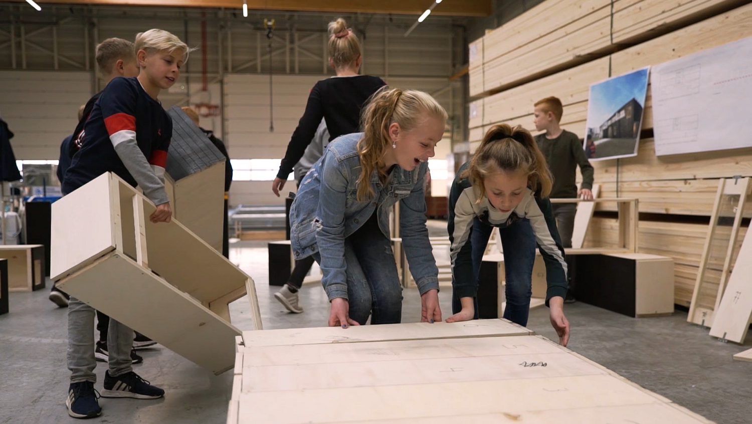 kinderen bouwen maquette kinderen bouwen maquette