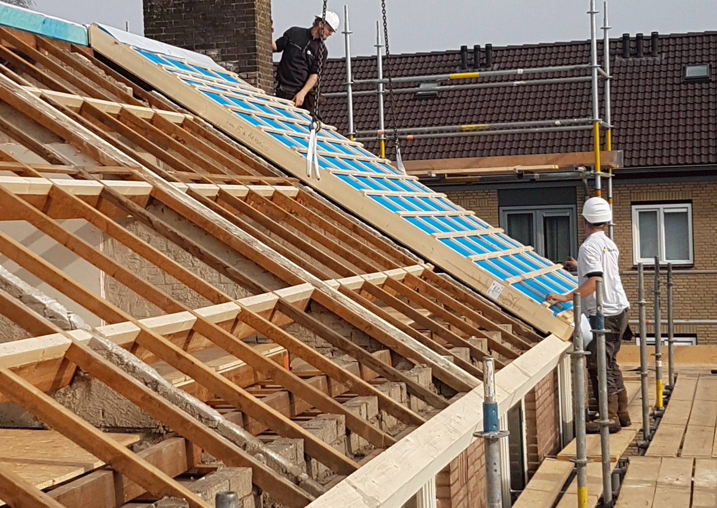 Prrefab houten dakelementen De Groot Vroomshoop