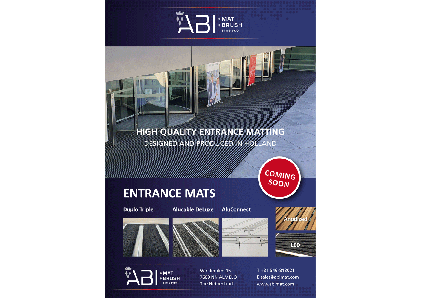 Abimat nieuw assortiment Abimat nieuw assortiment