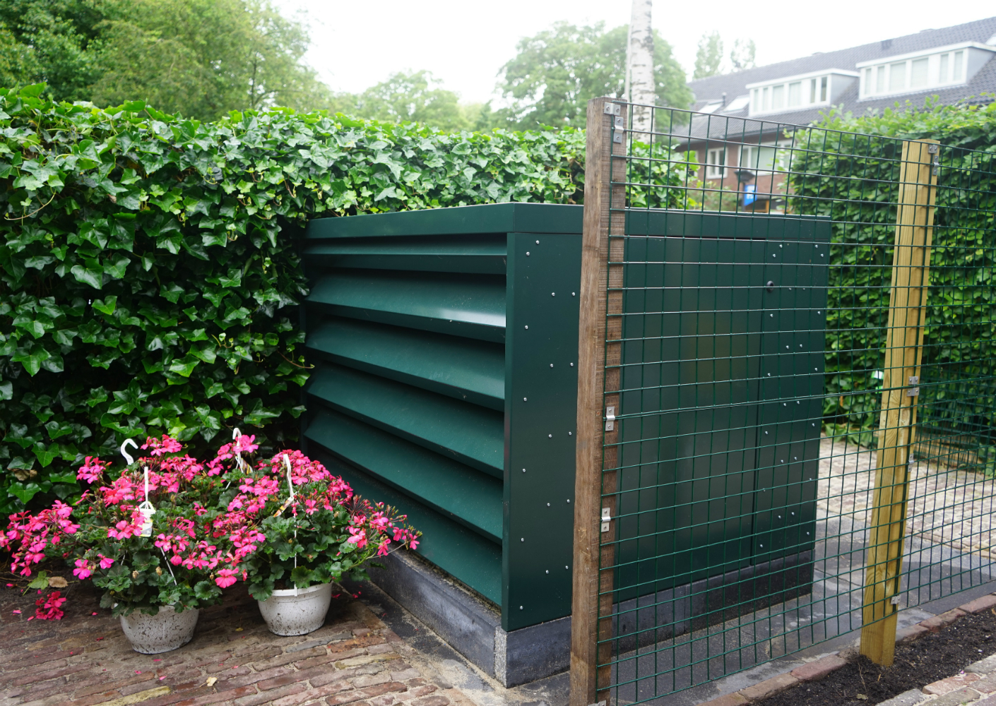 Merford warmtepompomkasting tuin Merford warmtepompomkasting tuin