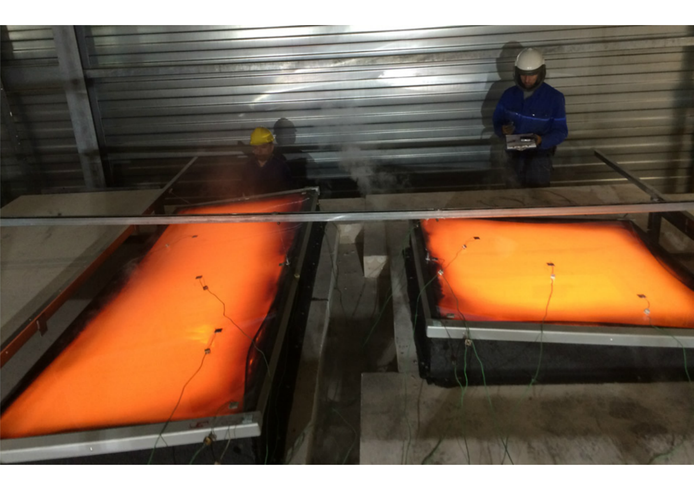 Geslaagde brandtest Peutz Geslaagde brandtest Peutz