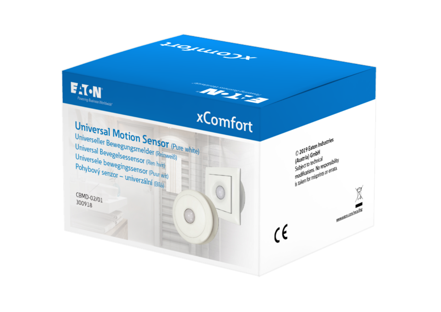 xComfort universele bewegingsmelder van Eaton xComfort universele bewegingsmelder van Eaton