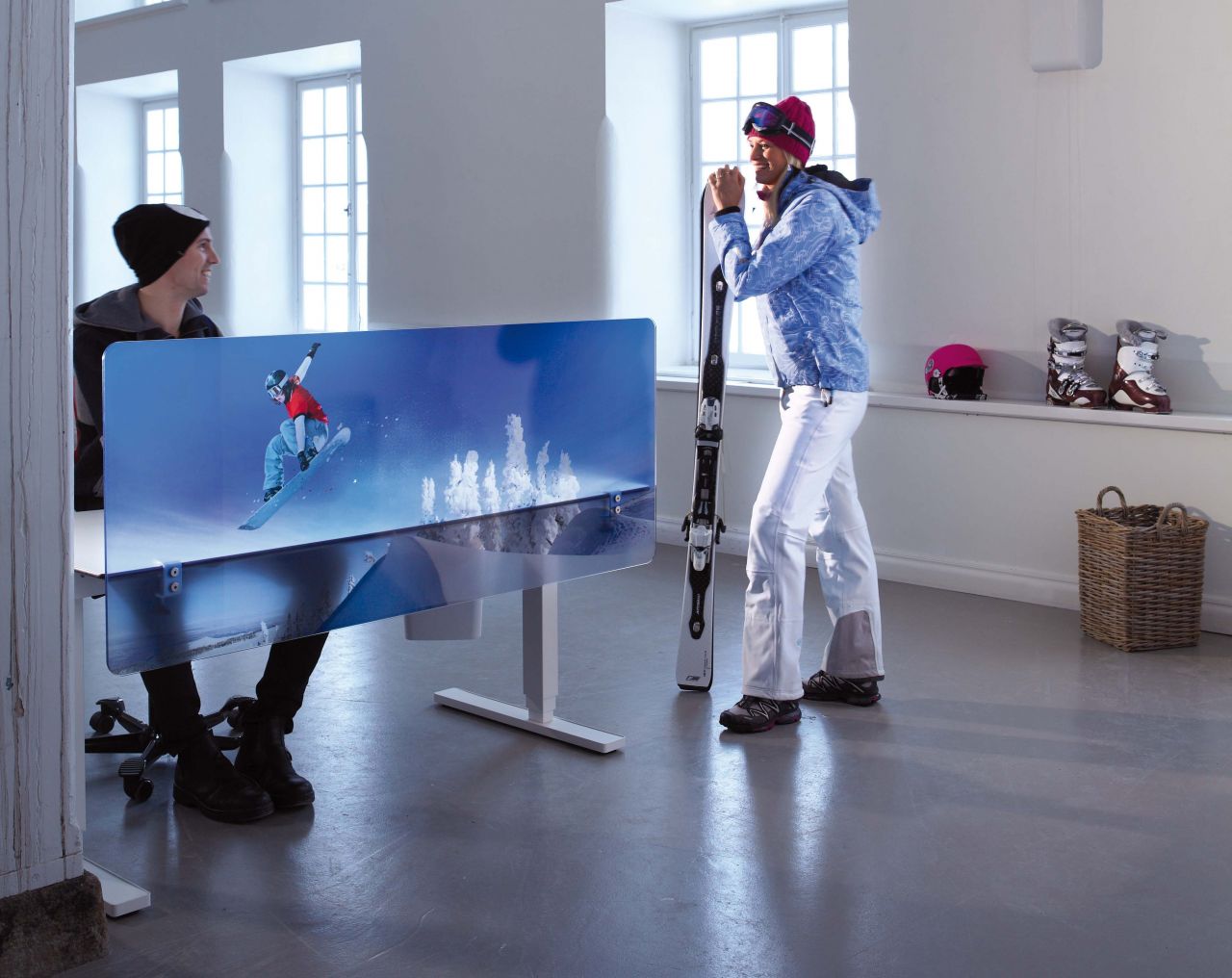 Screen kunststof voor bureau anti-corona Screen kunststof voor bureau anti-corona