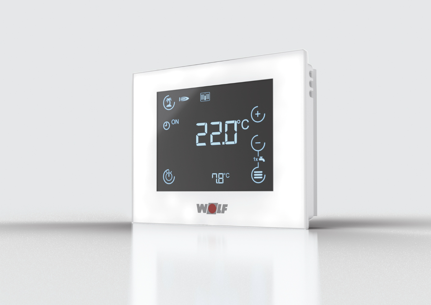 WOLF RM-2 ruimtethermostaat - de juiste aanvulling in een smarthome WOLF RM-2 ruimtethermostaat - de juiste aanvulling in een smarthome