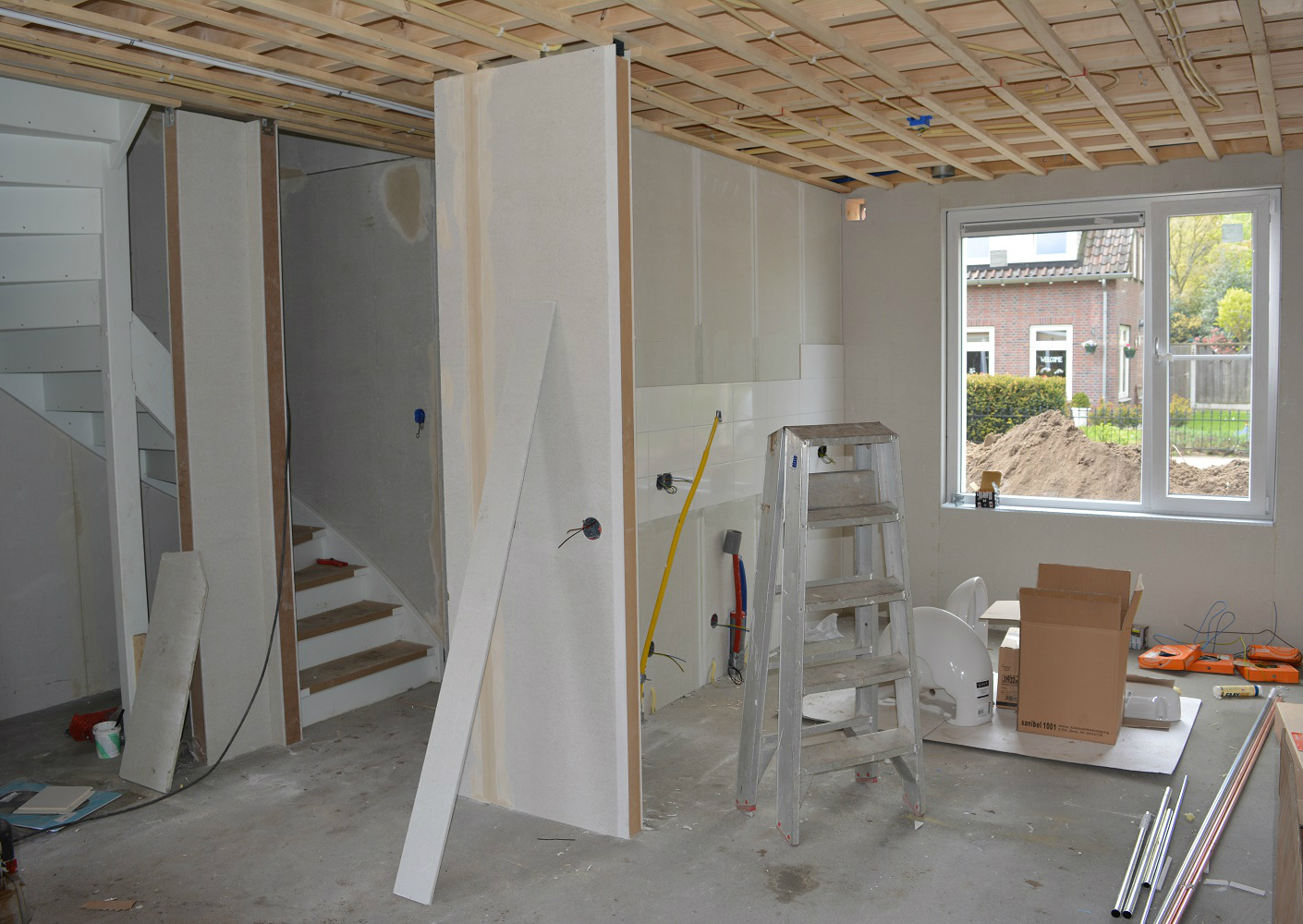 Prefab scheidingswanden voor de woningbouw