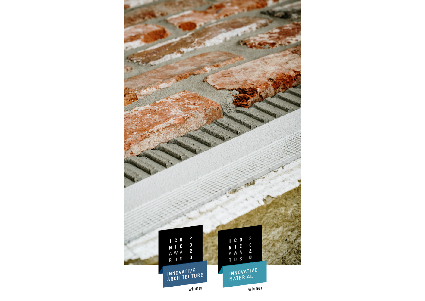 Circulaire baksteenstrip wint twee Iconic Awards Circulaire baksteenstrip wint twee Iconic Awards