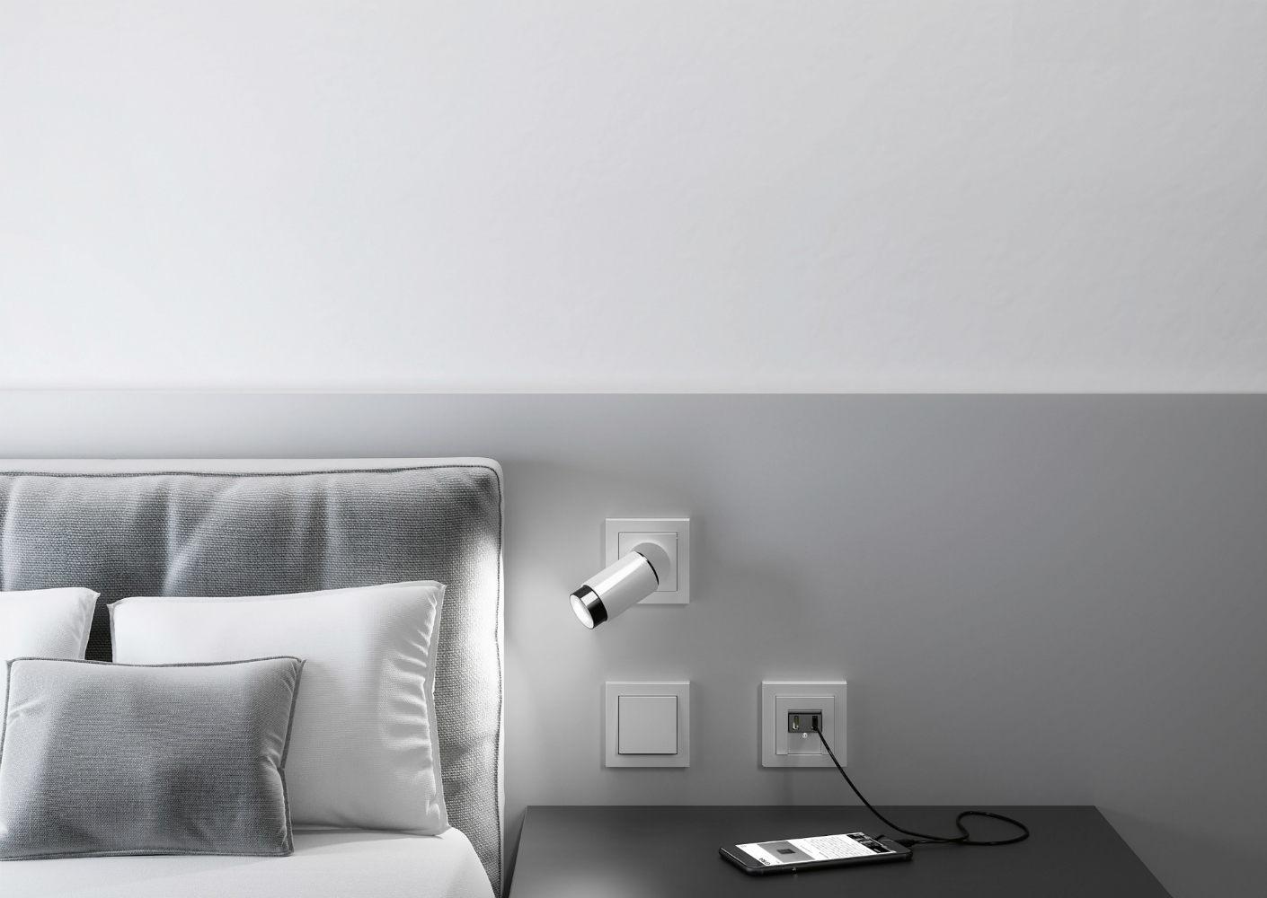 Telefoon en tablet snel opladen met de Gira USB-voeding Telefoon en tablet snel opladen met de Gira USB-voeding