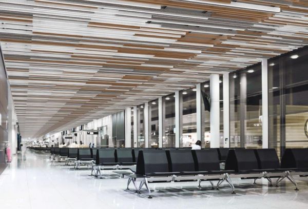Combi-Line plafondsysteem Pause I, vertrekhal / departure lounge