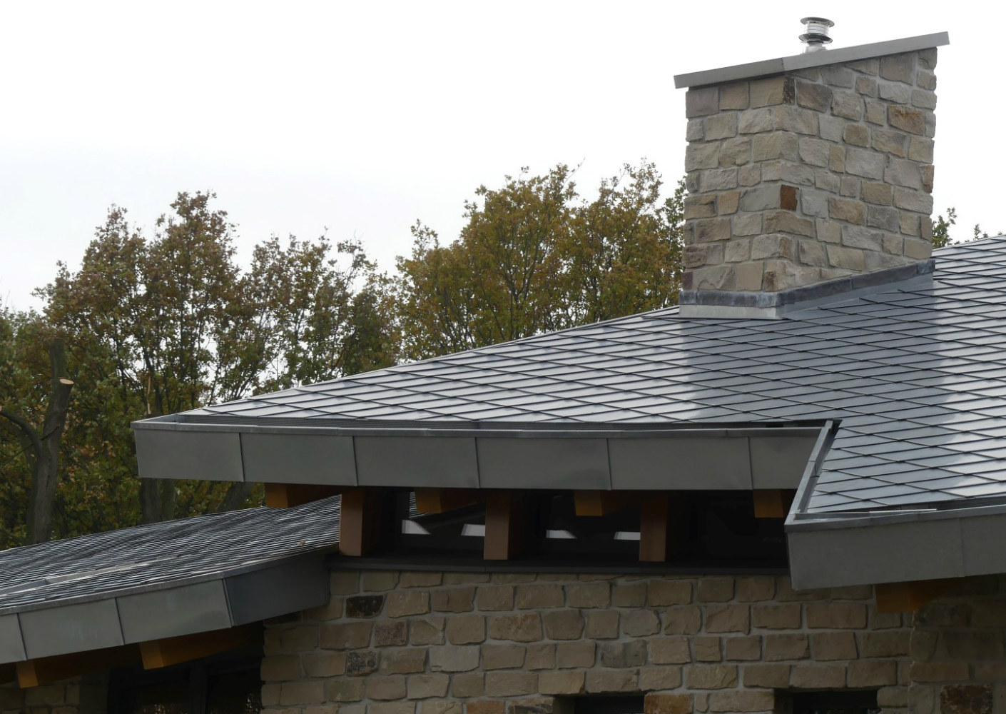 Losanges NedZink NATUREL accentueren getoogd dak