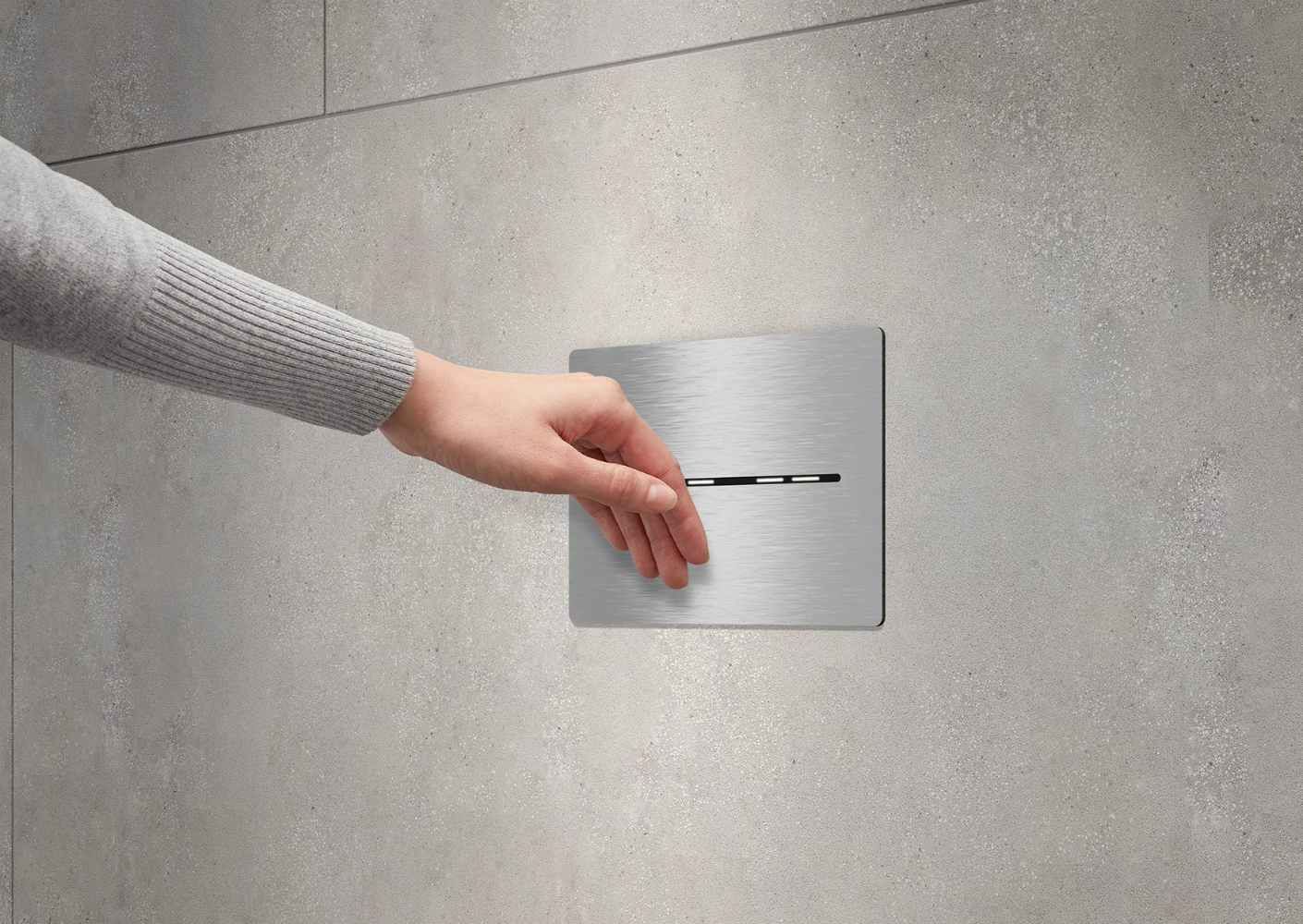 Aanraakvrij spoelen met nieuwe elektronische bedieningsplaat Aanraakvrij spoelen met nieuwe elektronische bedieningsplaat