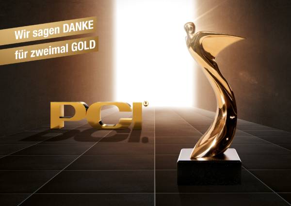 PCI tweevoudig winnaar van de Architects’ Darling Gold Award 2020