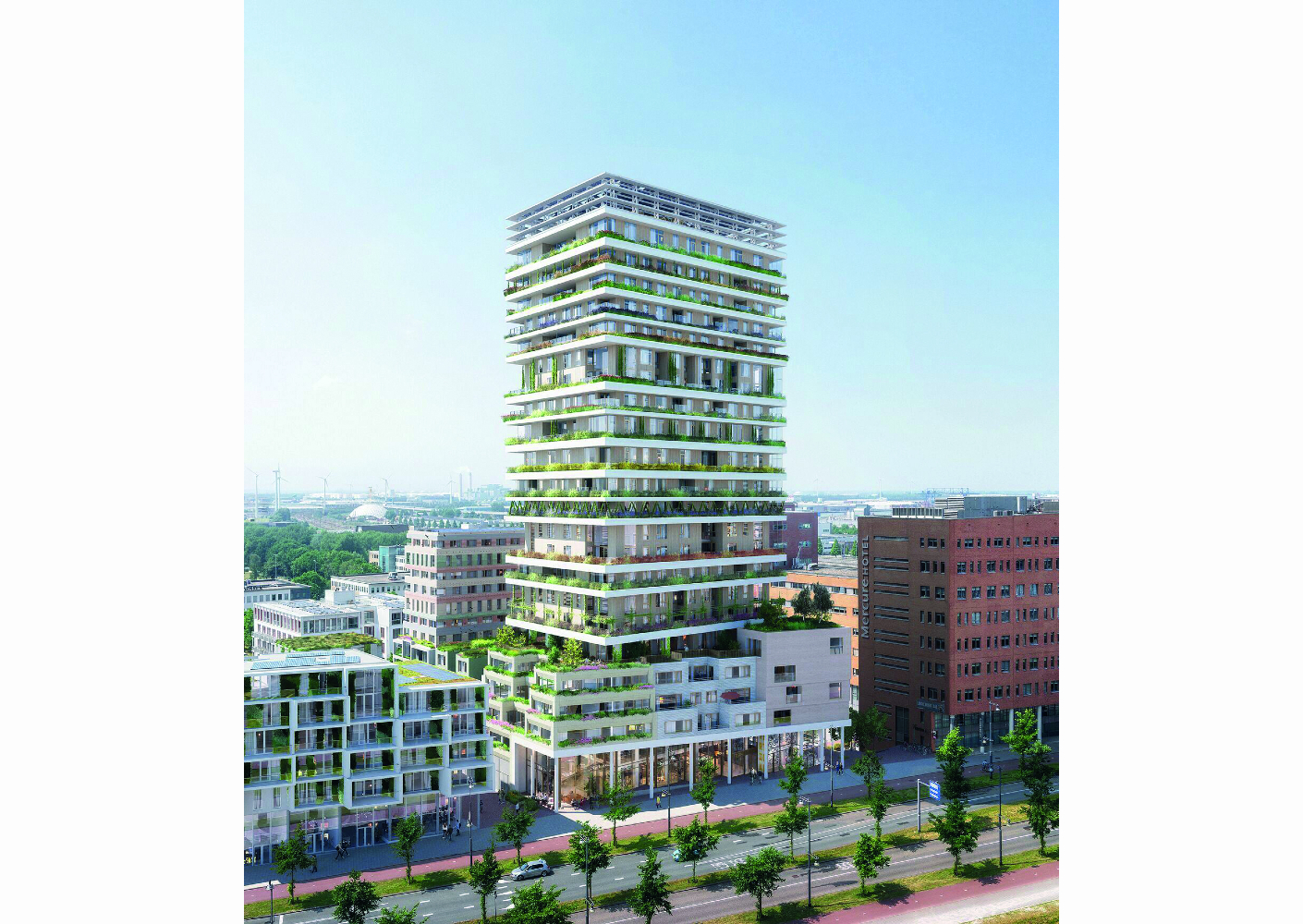Amsterdam Vertical: de groenste woontoren van Amsterdam
