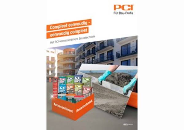 De nieuwe brochure PCI voor een snellere en eenvoudigere productkeuze op het gebied van bouwtechniek 