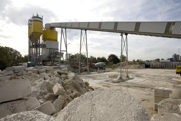Mebin Ecocrete milieuvriendelijke betonmortel met betongranulaat: betongranulaat