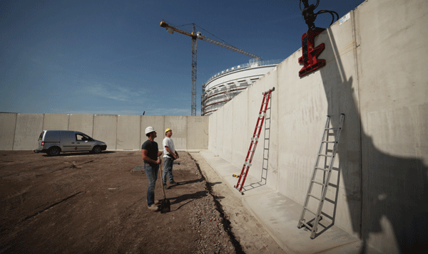 L-keerwanden met hak van Bosch Beton