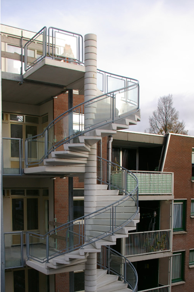 Betonnen spiltrappen van Steenhuis Beton