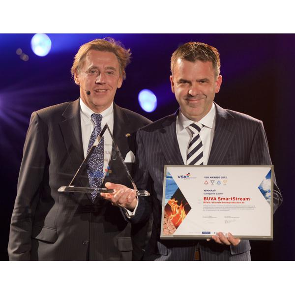 Ed Nijpels en Rien Wisse met VSK Award 2012