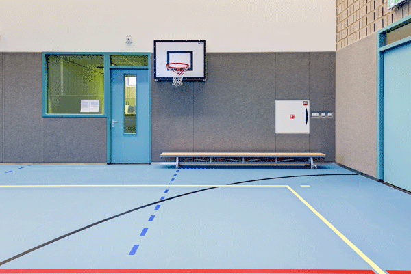 Sika Pulasticvloer sportzaal Sterrenschool Almere