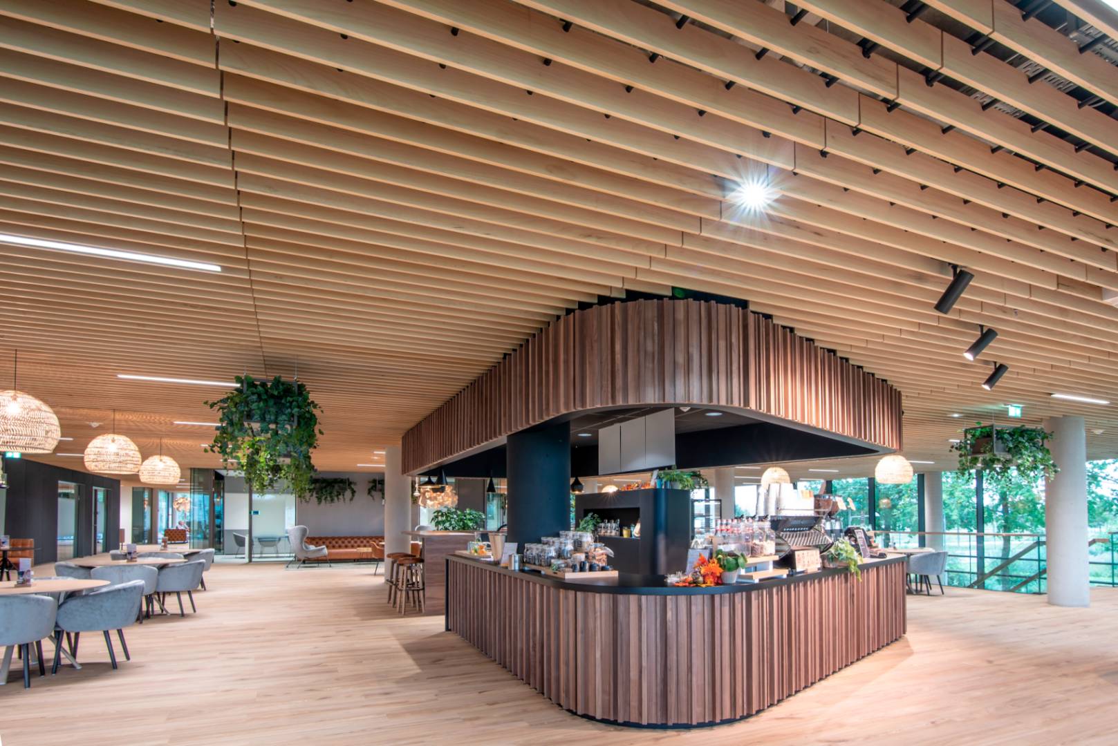 Derako Houten plafondsysteem Grill Pro-line