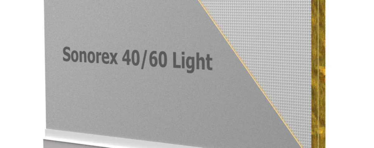 Brandschot geluidschot Sonorex® 40/60 Light barrière