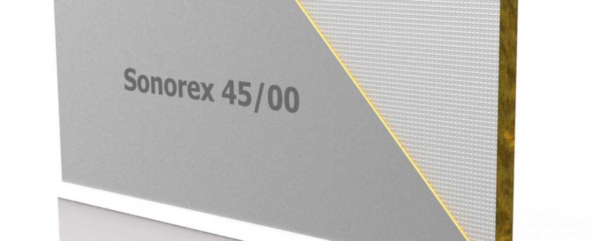 Geluidschot Sonorex® 45 dB barrière