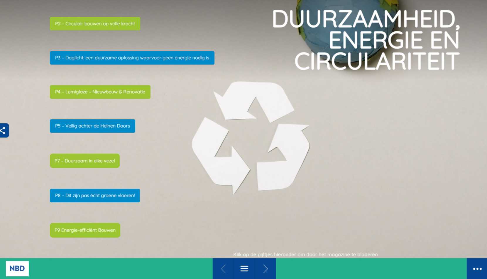 NBD E-Magazine Duurzaamheid energie en circulariteit