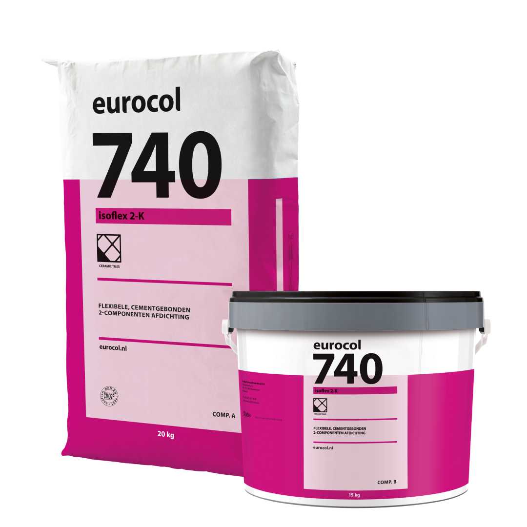Eurocol 740 Isoflex 2K zak en emmer eurocol 740