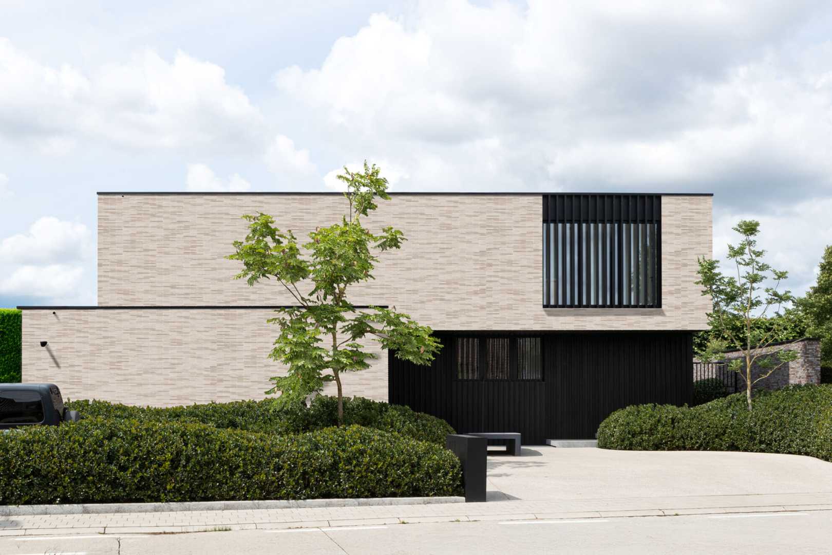 GeoCartello van MBI French Sand Gevel met ecru bakstenen
