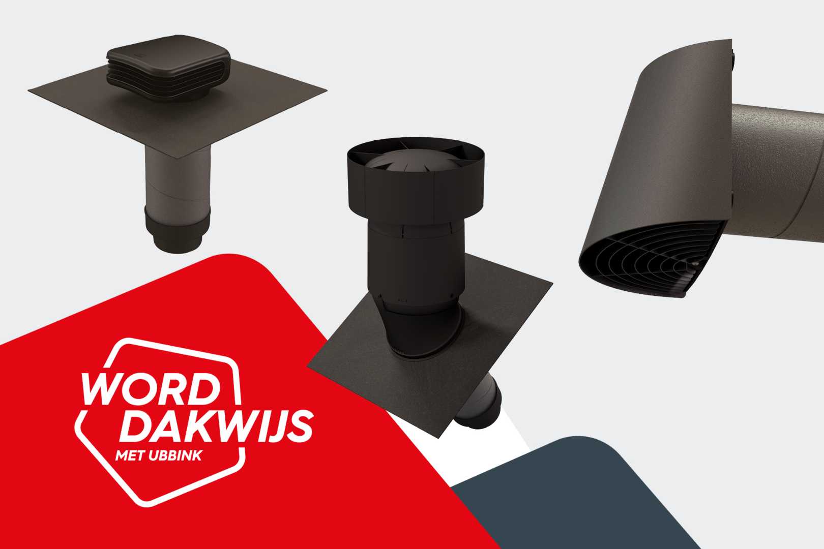 Contego ventus valetis verschillende ventilatiedoorvoeren