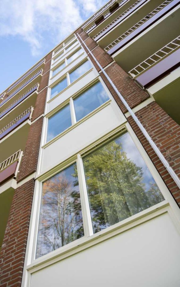 kunststof kozijnen in flat