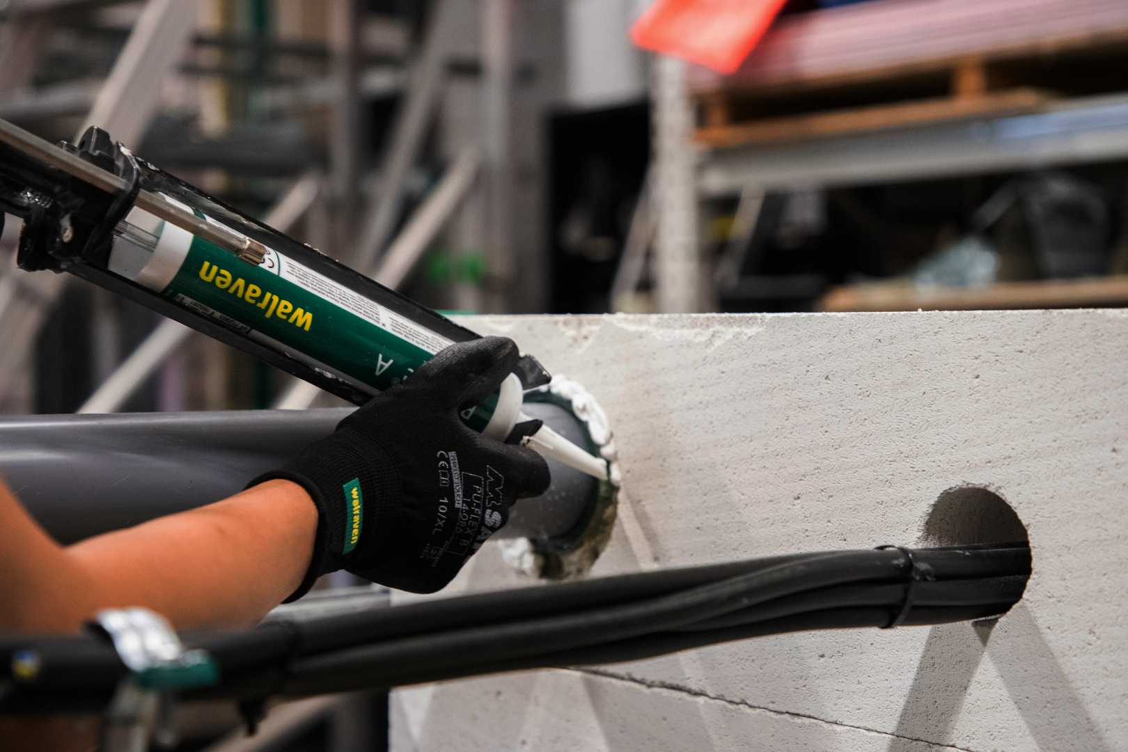 Training Brandwerende constructie Kit aanbrengen bij een pijpdoorvoer