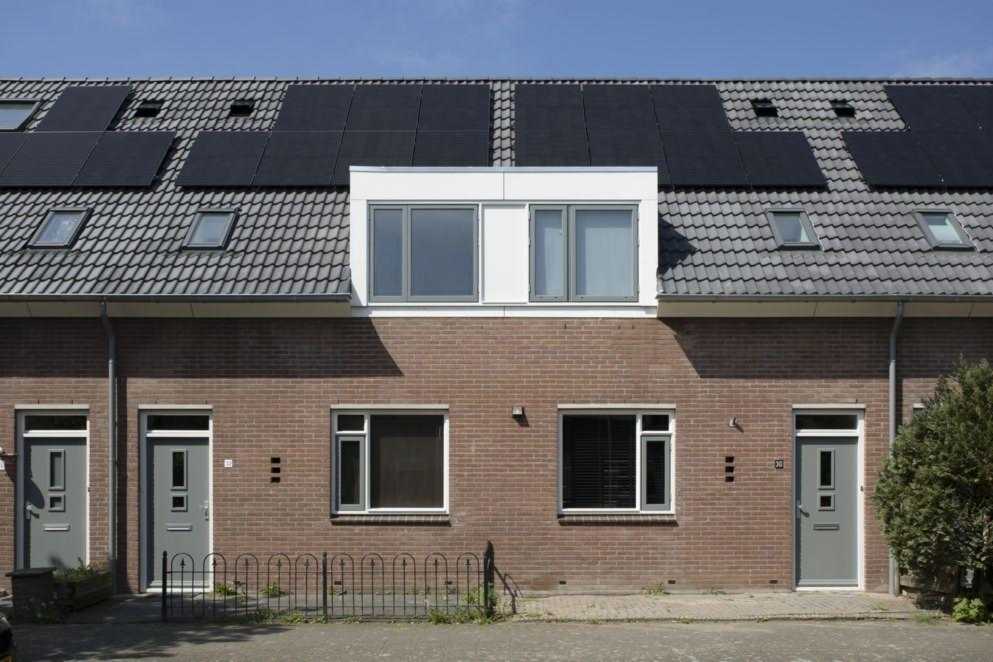 woningen met zonnepanelen