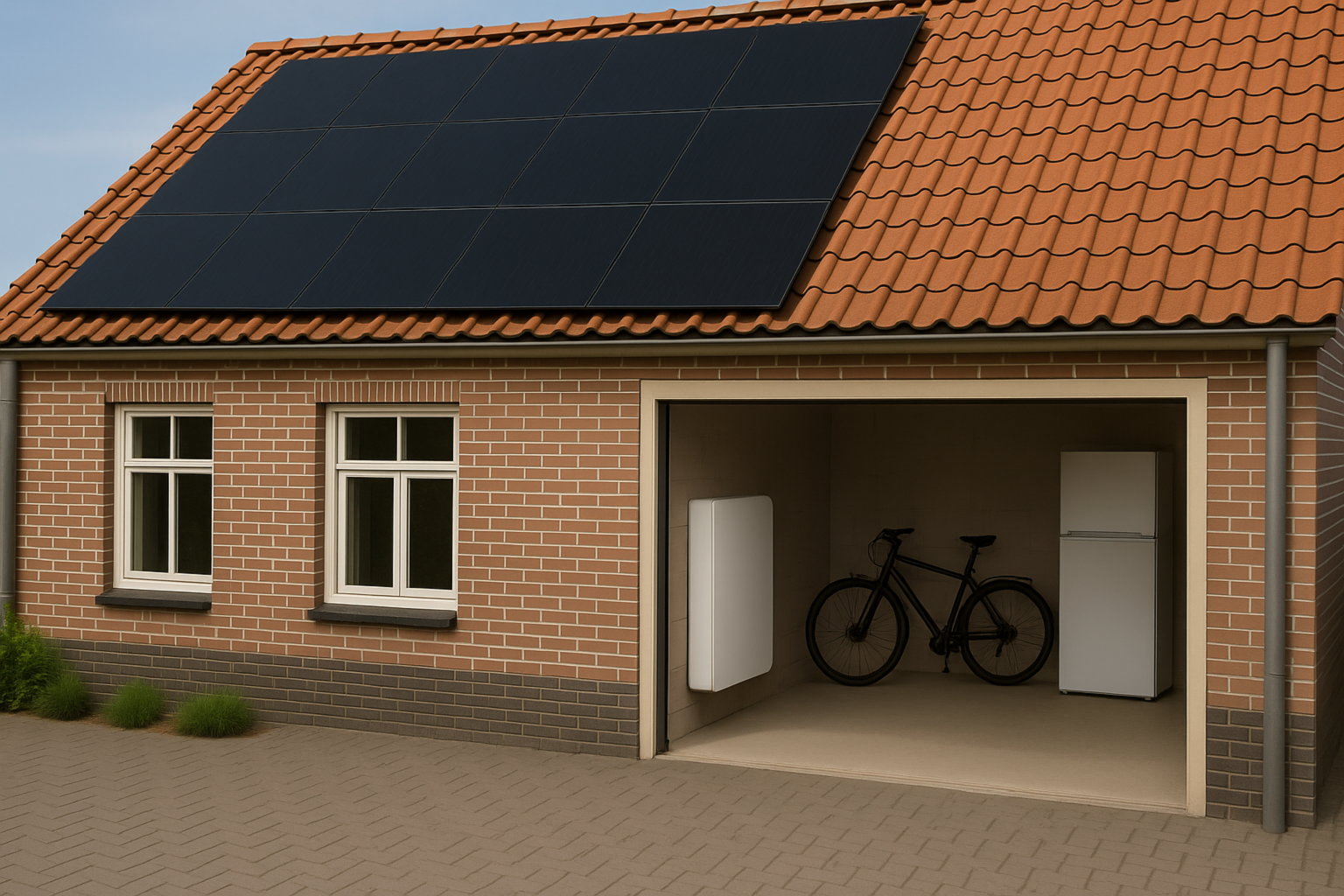 Zonnepanelen en thuisbatterij woningen met zonnepanelen en thuisbatterij