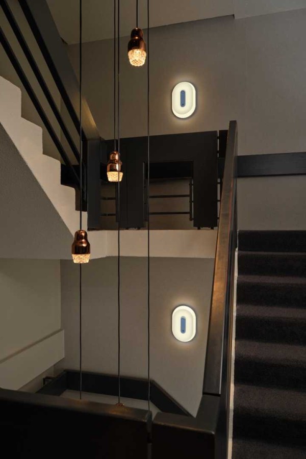 Trappenhuis met noodverlichting