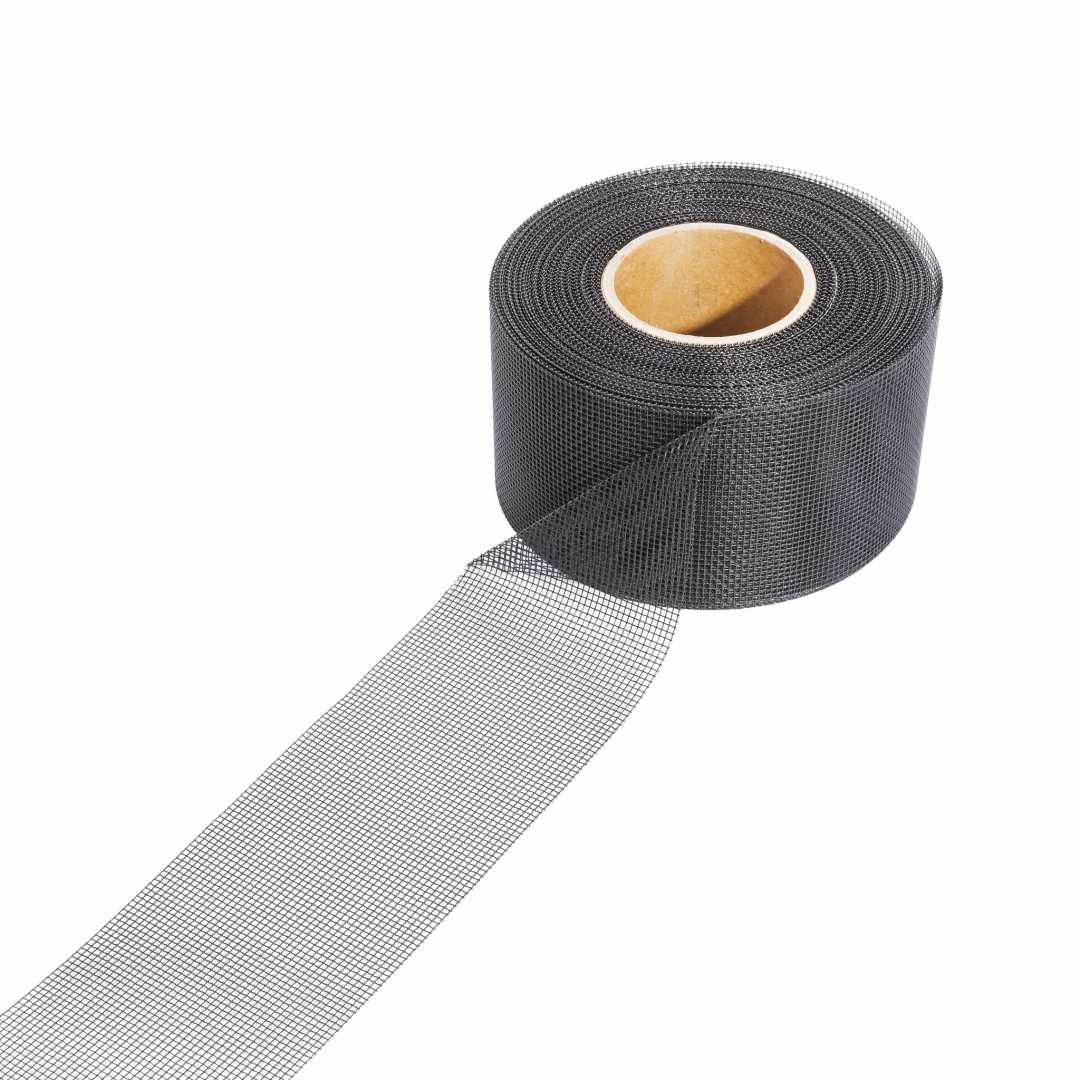 Ventilatieband RVS zwart 30m x 100mm ventilatieband