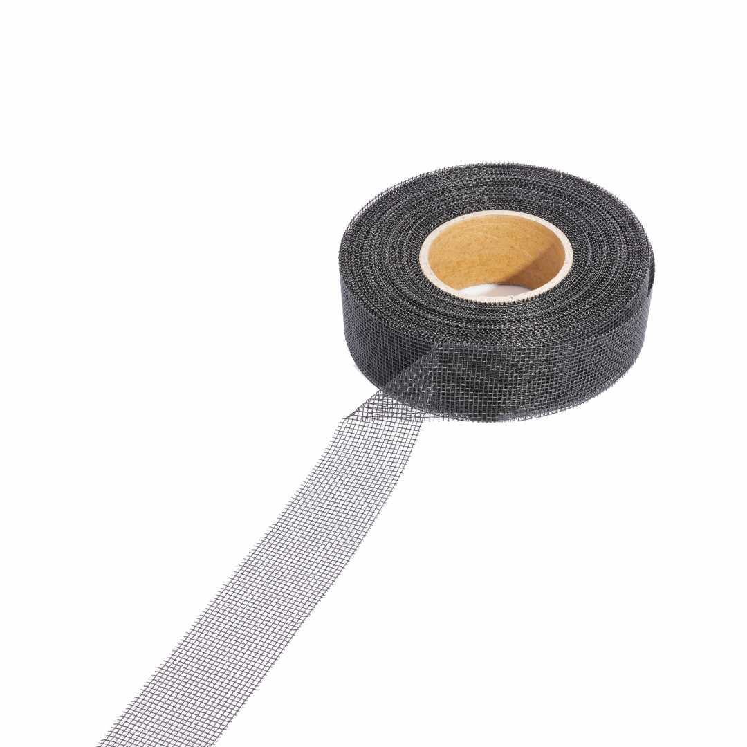 Ventilatieband RVS zwart 30m x 50mm ventilatieband