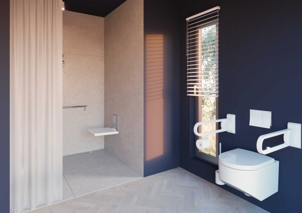 Badkamer met invalidetoilet