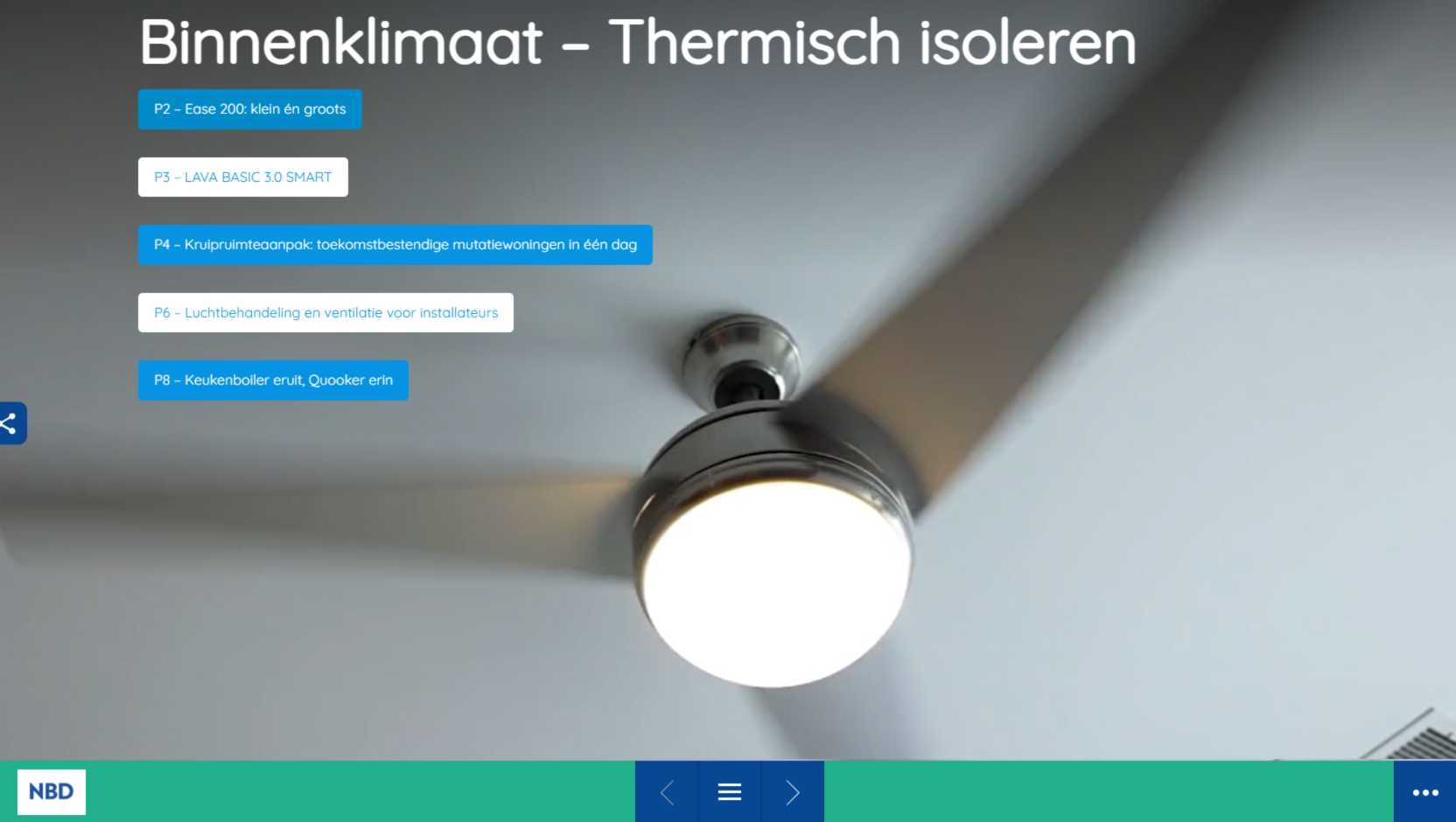 NBD E-Magazine Binnenklimaat - Thermisch isoleren