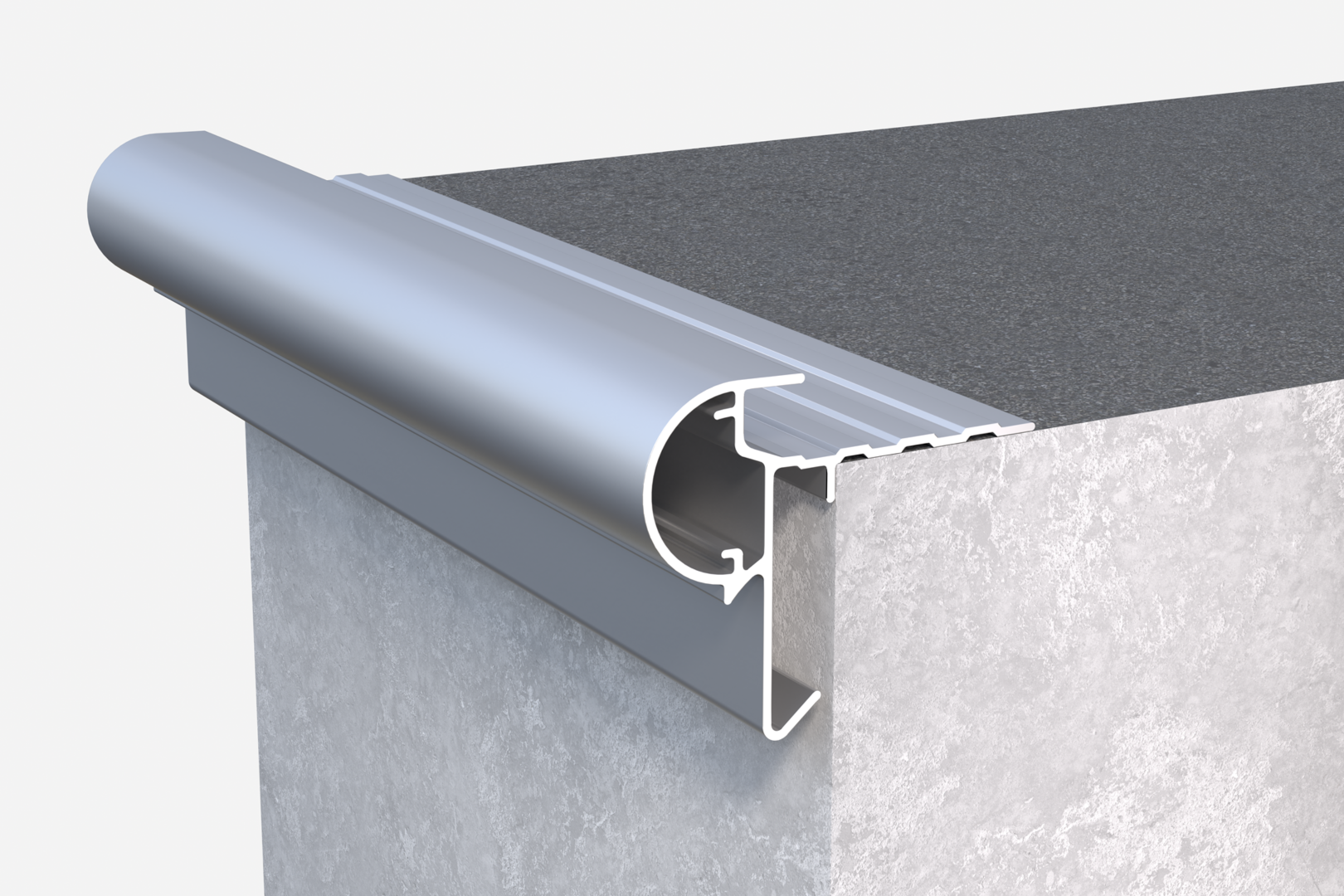 Roval KraaltrimPLUS aluminium dakrandprofiel